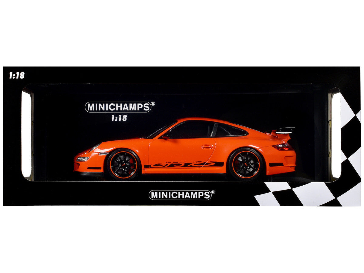 Porsche 911 GT3 RS 2007 orange - 1/18 Minichamps