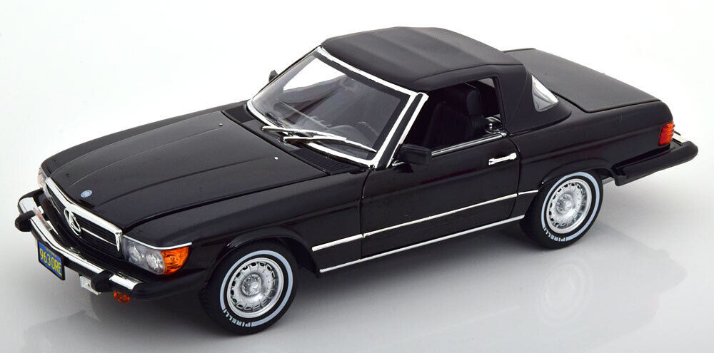 Mercedes-Benz 450 SL 1979 US-Version Black 1000pcs - 1/18 Norev