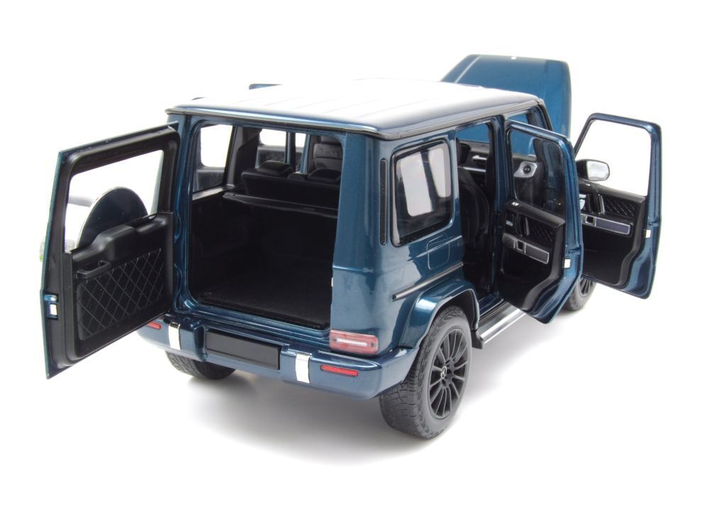 Mercedes Benz G-Class W463 2020 blue metallic - 1/18 Minichamps