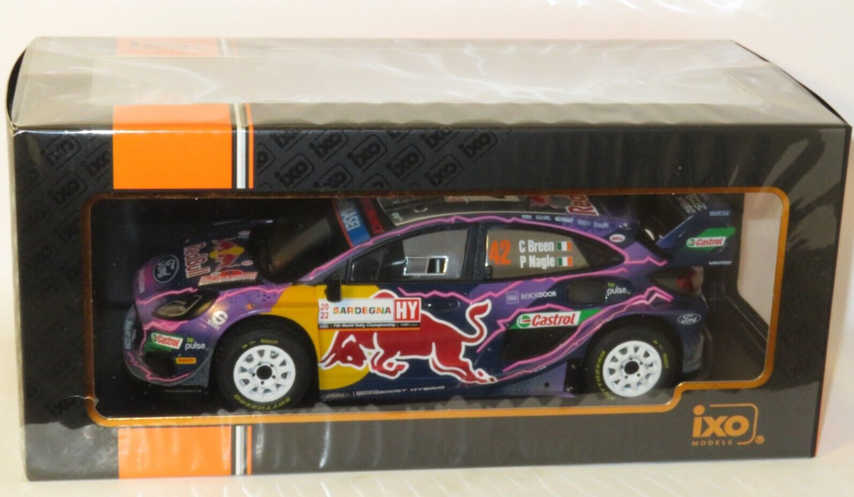 Ford Puma Rally 1 #42 Rally Sardegna 2022 - 1/18 Ixo Models