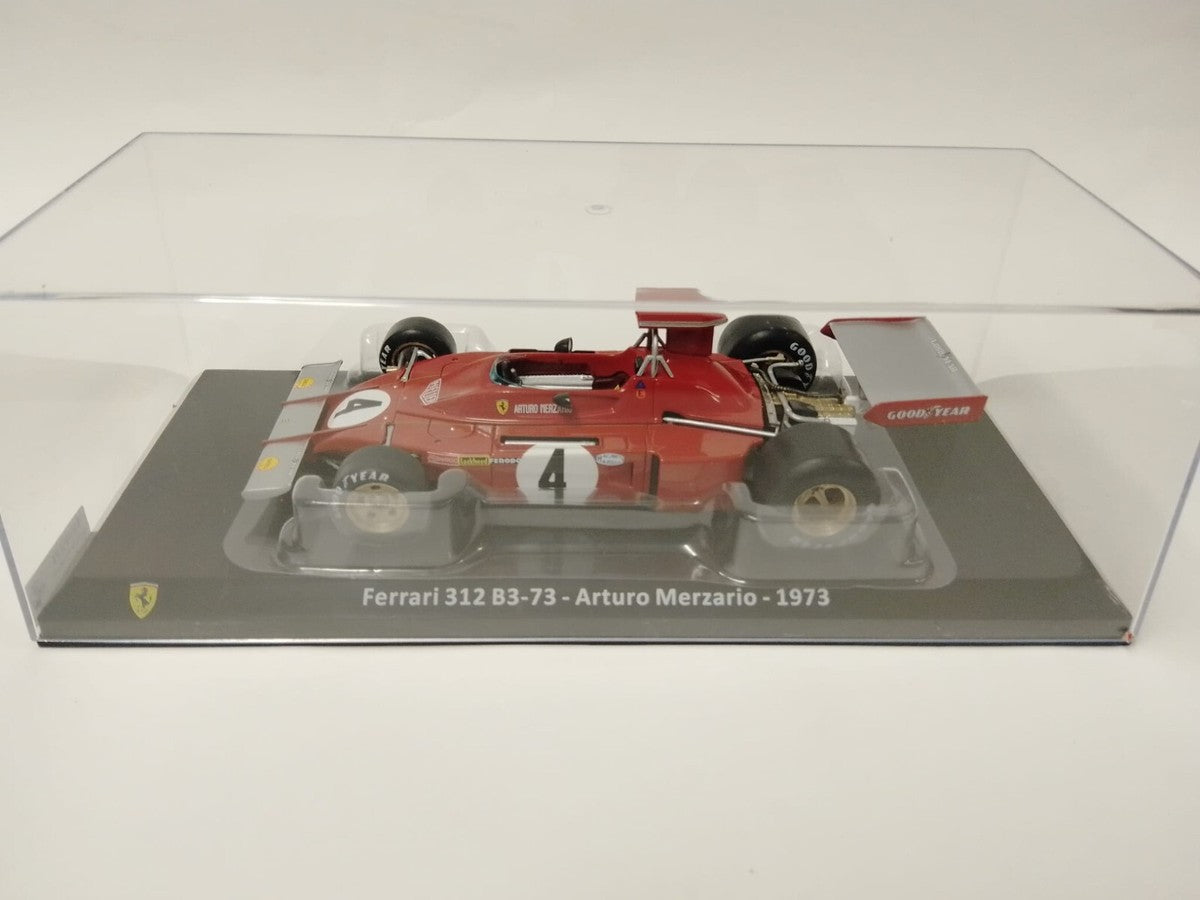 Formula 1 Ferrari 312 B3-73 Arturo Merzario 1973 cu vitrina - 1/24 Altaya