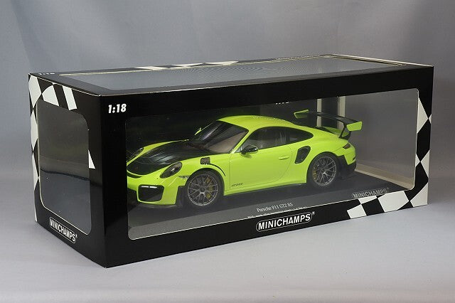 Porsche 911 GT2 RS 2018 light green 1/504 pcs - 1/18 Minichamps