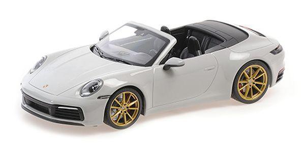 Porsche 911 Carrera 4S Cabriolet 2019 grey 1/504 pcs - 1/18 Minichamps