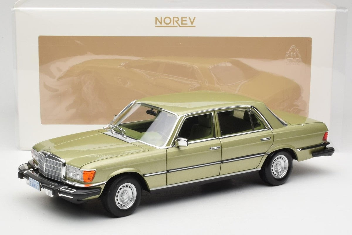 Mercedes-Benz 450 SEL US-Version 1979 silvergreen metallic - 1/18 Norev