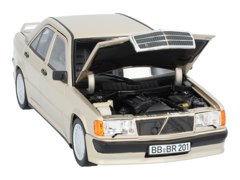 Mercedes-Benz 190E 2.3-16 1984 smoke silver metallic - 1/18 Norev