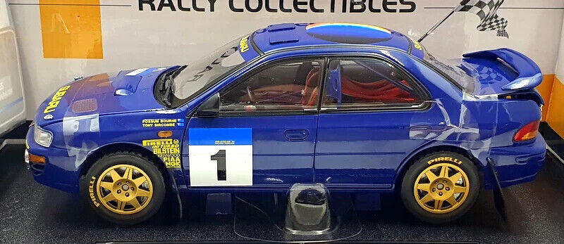 Subaru Impreza 555 #1 P.Bourne/T.Sircombe Winner 555 Hong Kong Beijing Rally 1994 399pcs - 1/18 SunStar