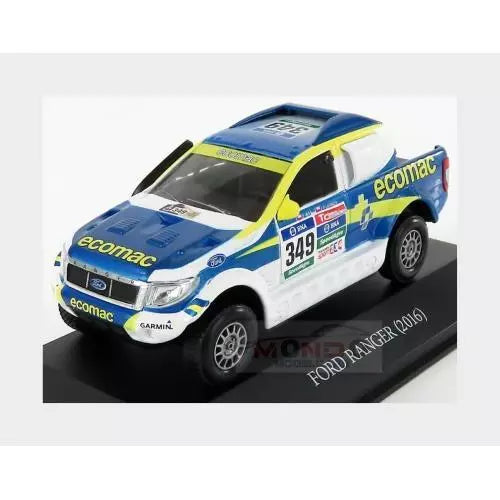 Macheta Ford Ranger 2016 #349 - 1/43 Altaya (DAKAR)