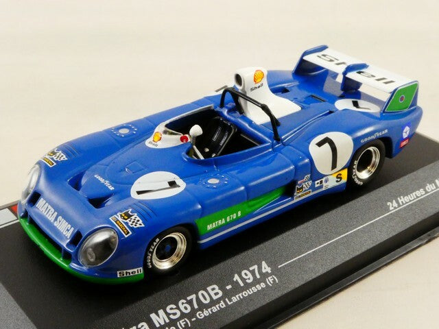 Matra MS670B 1974 24h Le Mans #7 cu vitrina - 1/43 Altaya