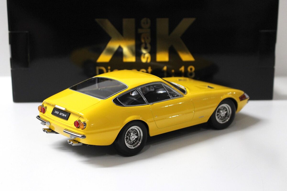 Ferrari 365 GTB/4 1969 galben - 1/18 KKScale
