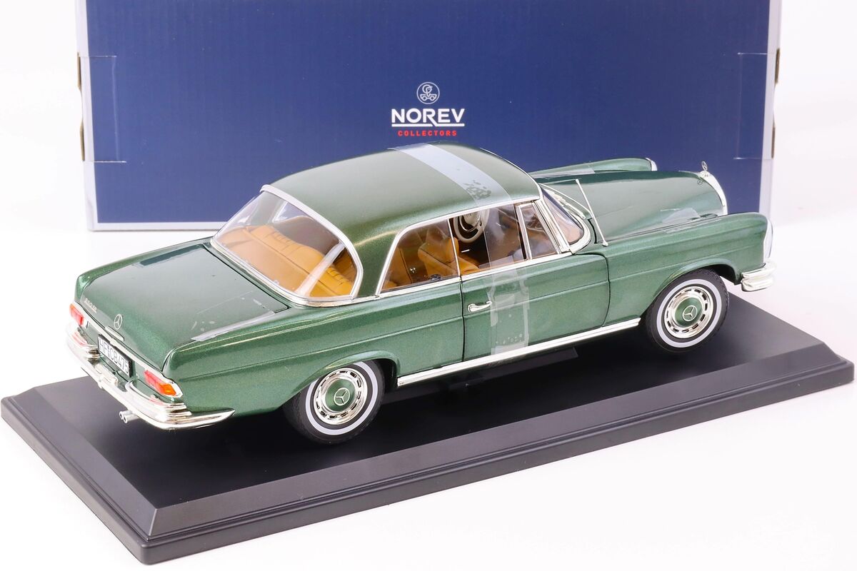Mercedes-Benz 250 SE Coupe 1969 verde 1/1000pcs - 1/18 Norev
