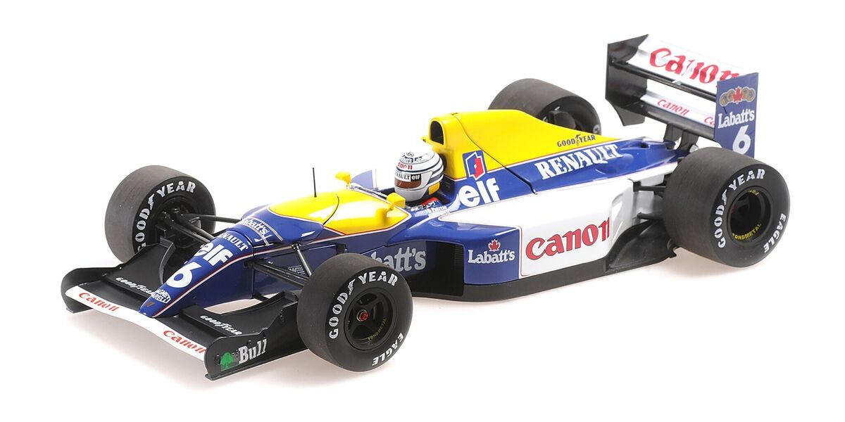 Formula 1 Williams Renault FW14B - Riccardo Patrese 1992 - 1/18 Minichamps