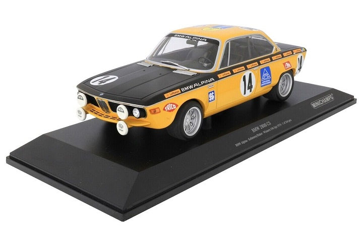 BMW 2800 CS Bmw Alpina Kelleners/Huber Winners 24h Spa 1970 1/564pcs - 1/18 Minichamps