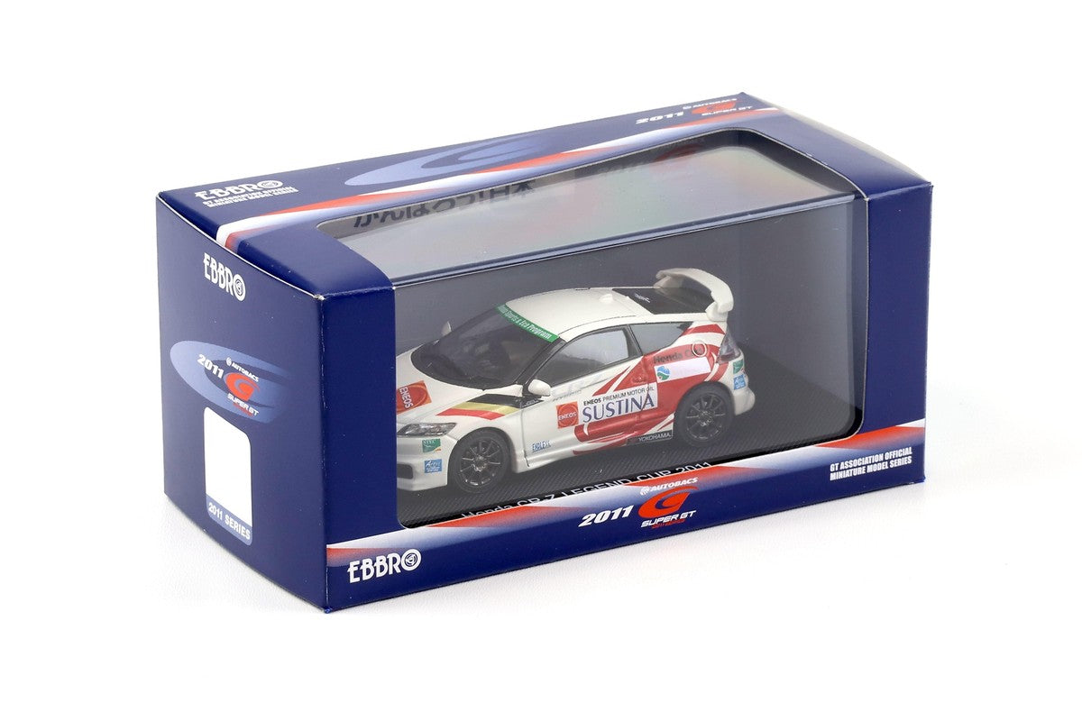 Honda CR-Z Legend Cup 2011 alba cu vitrina - 1/43 Ebbro