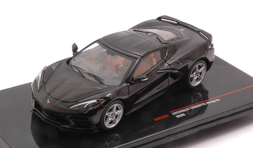 Chevrolet Corvette Stingray 2020 cu vitrina plexiglass - 1/43 Ixo Models