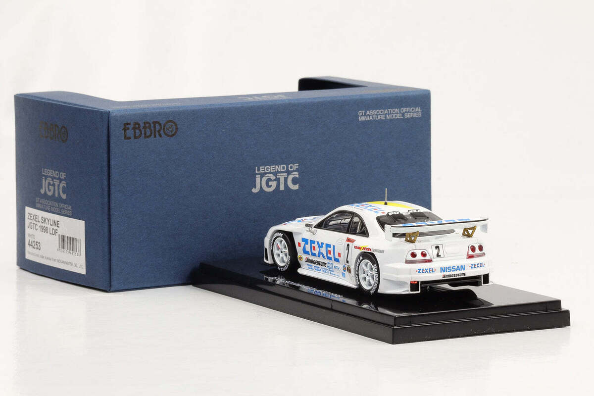 Nissan Skyline R33 Zexel JGTC 1998 cu vitrina plexiglass - 1/43 Ebbro