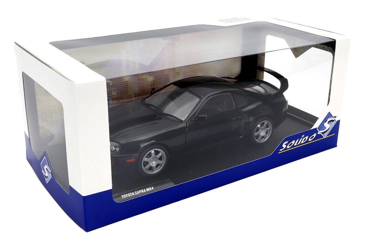 Toyota Supra MK4 neagra 1993 - 1/18 Solido