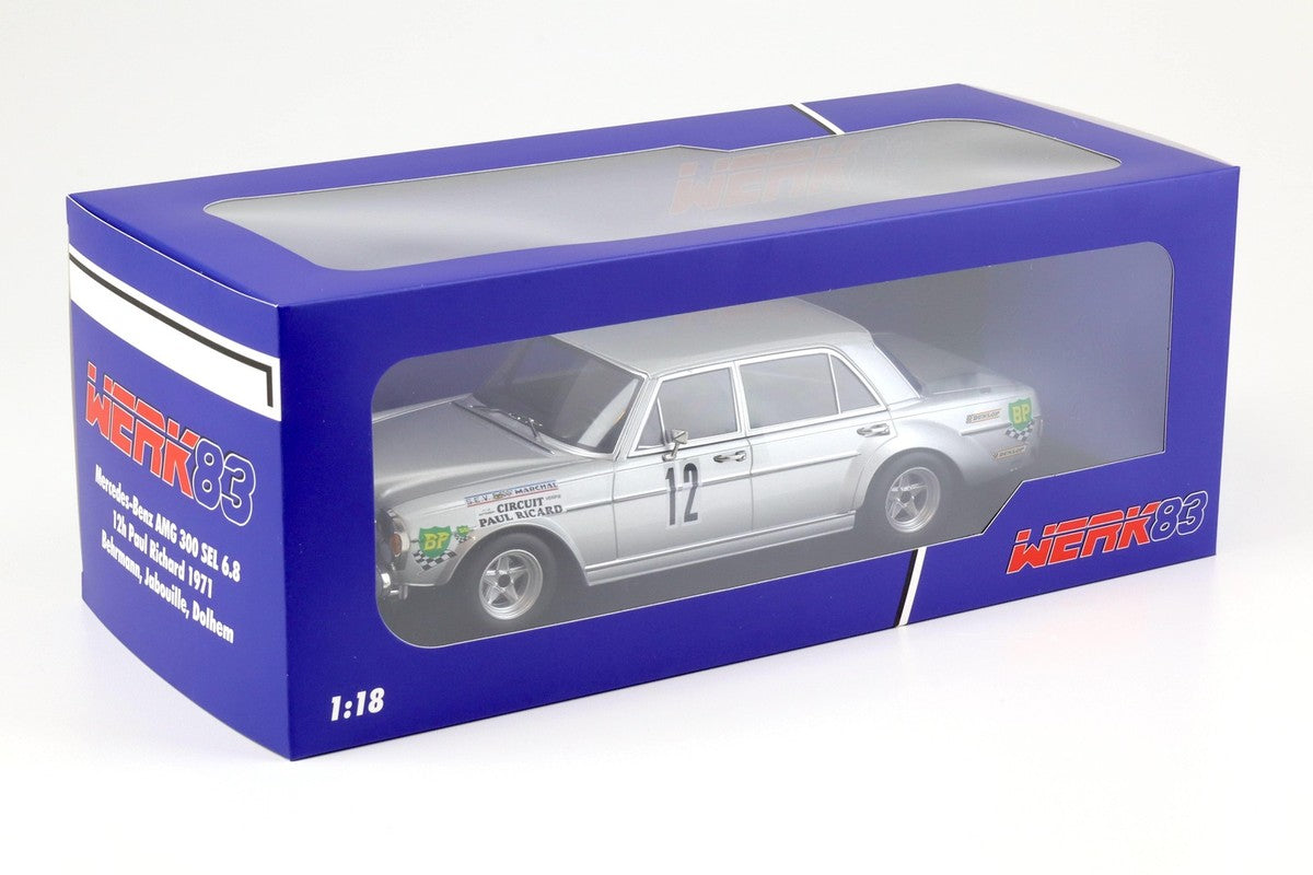 Mercedes AMG 300 SEL 6.8 #12 1971 gri - 1/18 Werk83