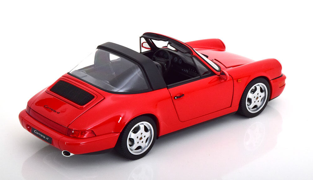 Porsche 911 Carrera 4 targa 1990 rosu - 1/18 Norev