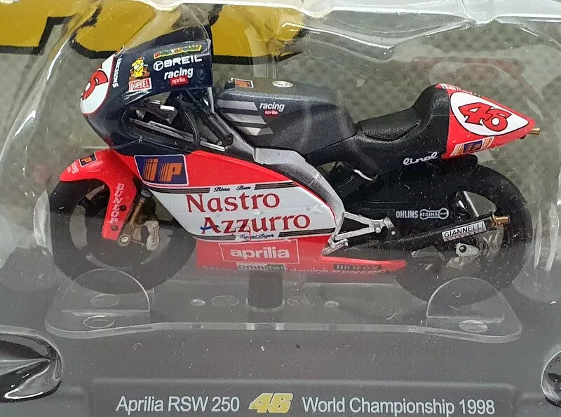 Motocicleta Aprilia RSW 250 World Championship 1998 - 1/18 Altaya
