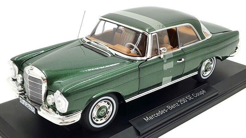 Mercedes-Benz 250 SE Coupe 1969 verde 1/1000pcs - 1/18 Norev