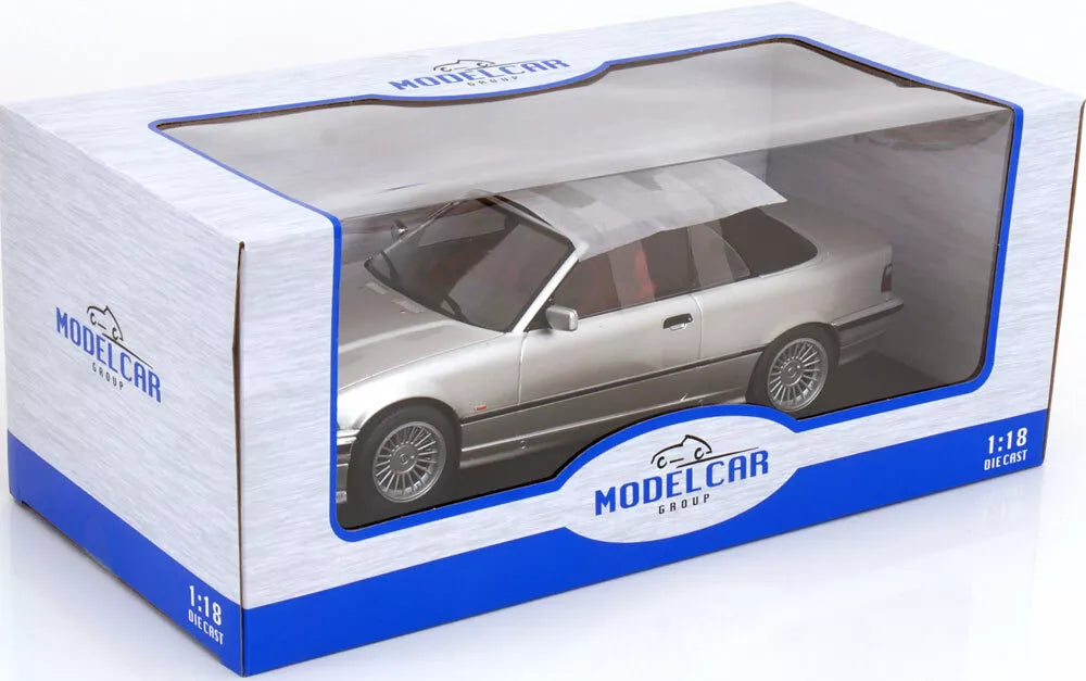 BMW Alpina B3 3.2 Convertible Silver - 1/18 Model Car Group
