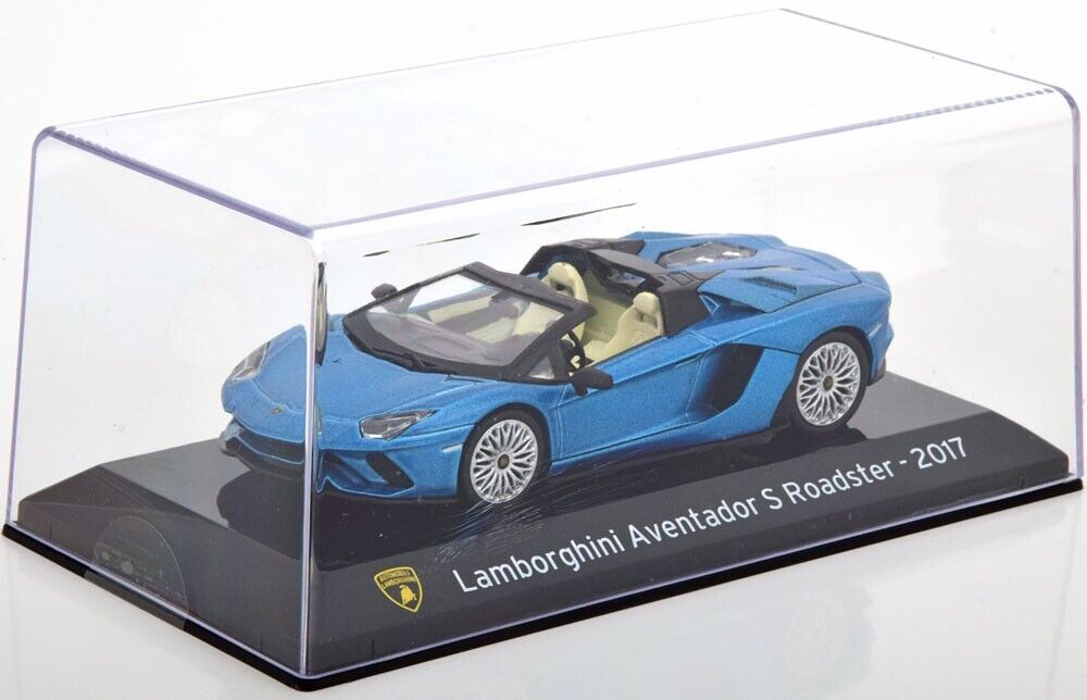 Lamborghini Aventador S Roadster 2017 cu vitrina plexiglass - 1/43 Altaya