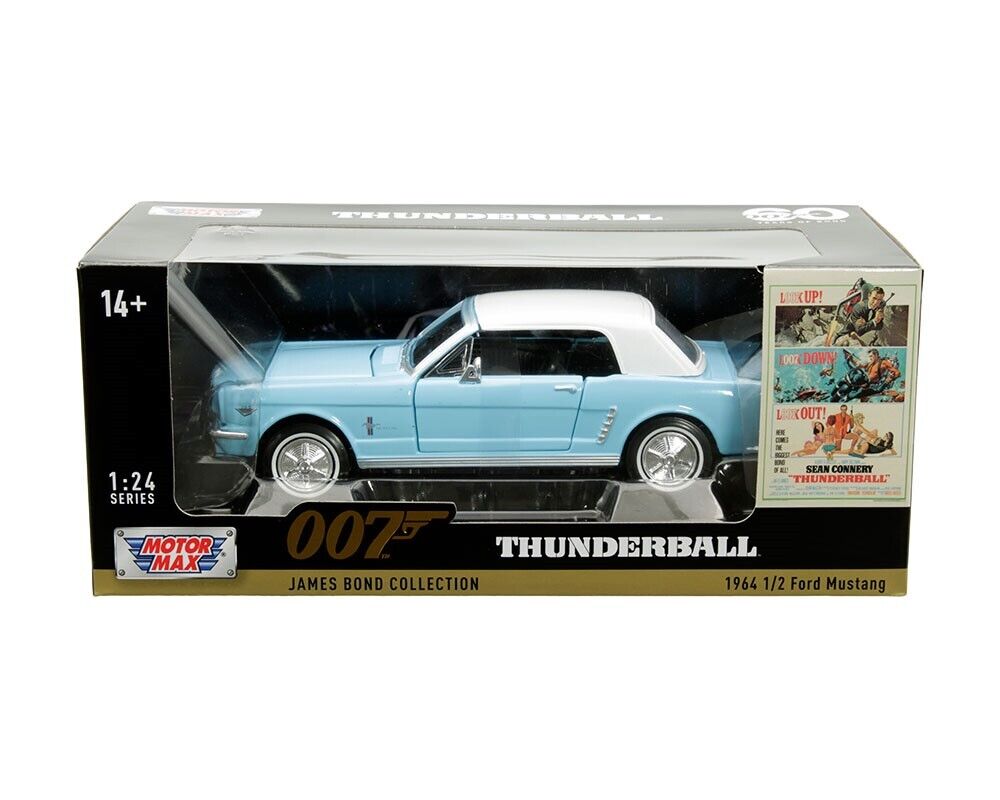 Ford Mustang 1964 James Bond 007 Thunderball - 1/24 Motormax
