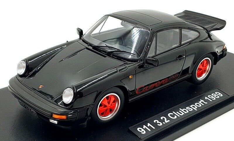 Porsche 911 3.2 Clubsport 1989 negru - 1/18 KKScale