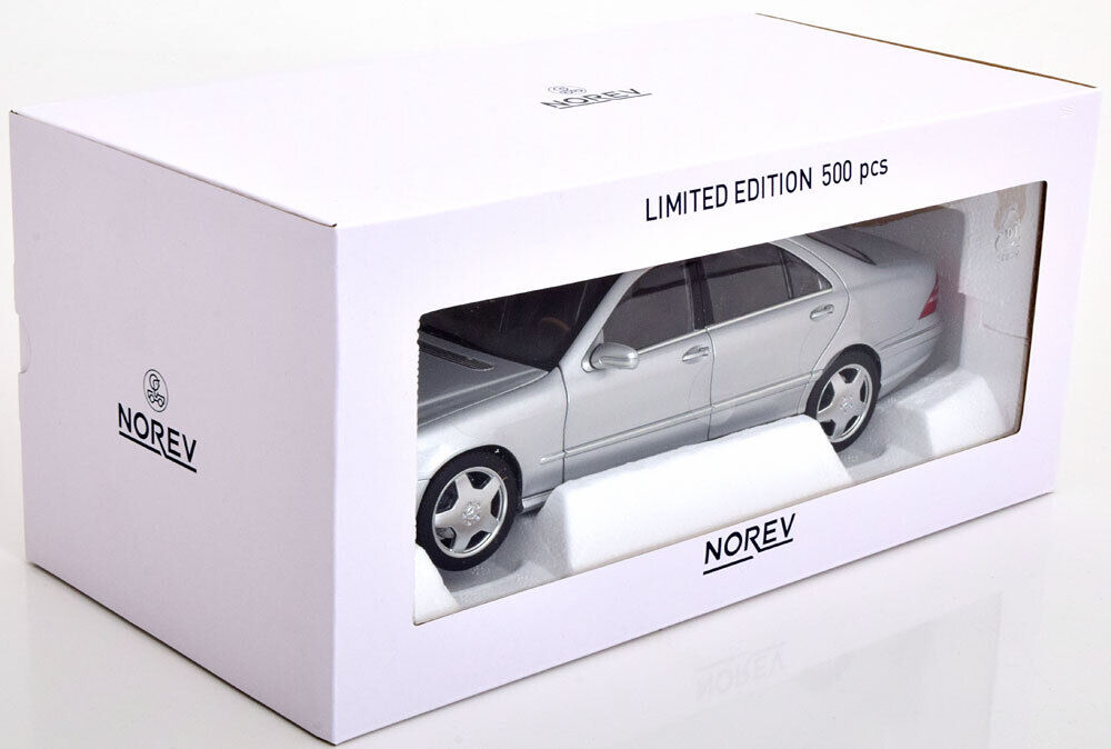 Mercedes-Benz S55 AMG 1999 argintiu 1/500pcs - 1/18 Norev