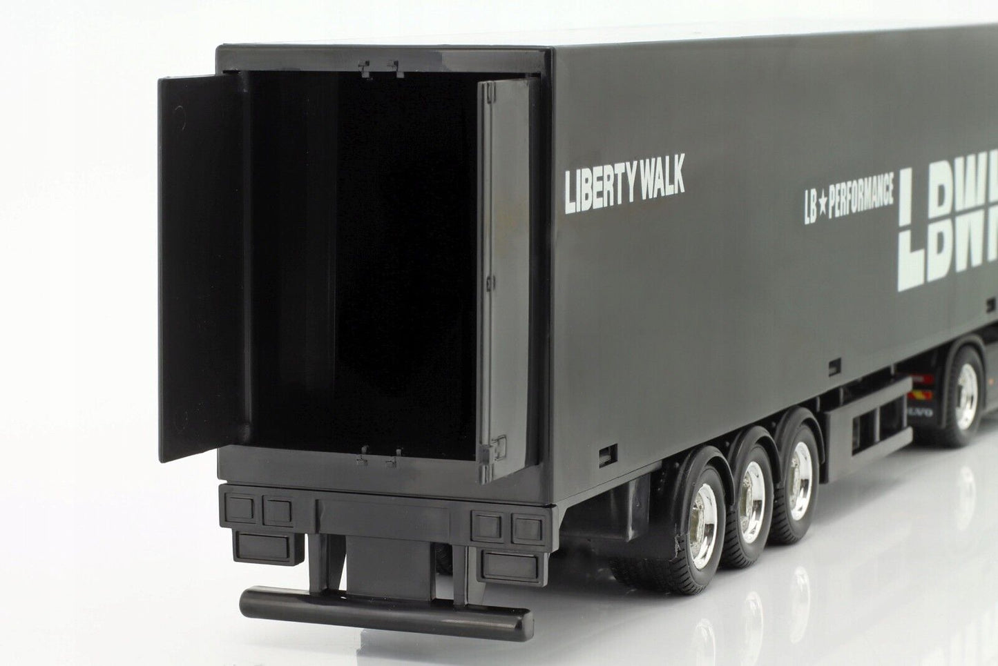 TIR Volvo FH16 negru LBWK - 1/43 Bburago