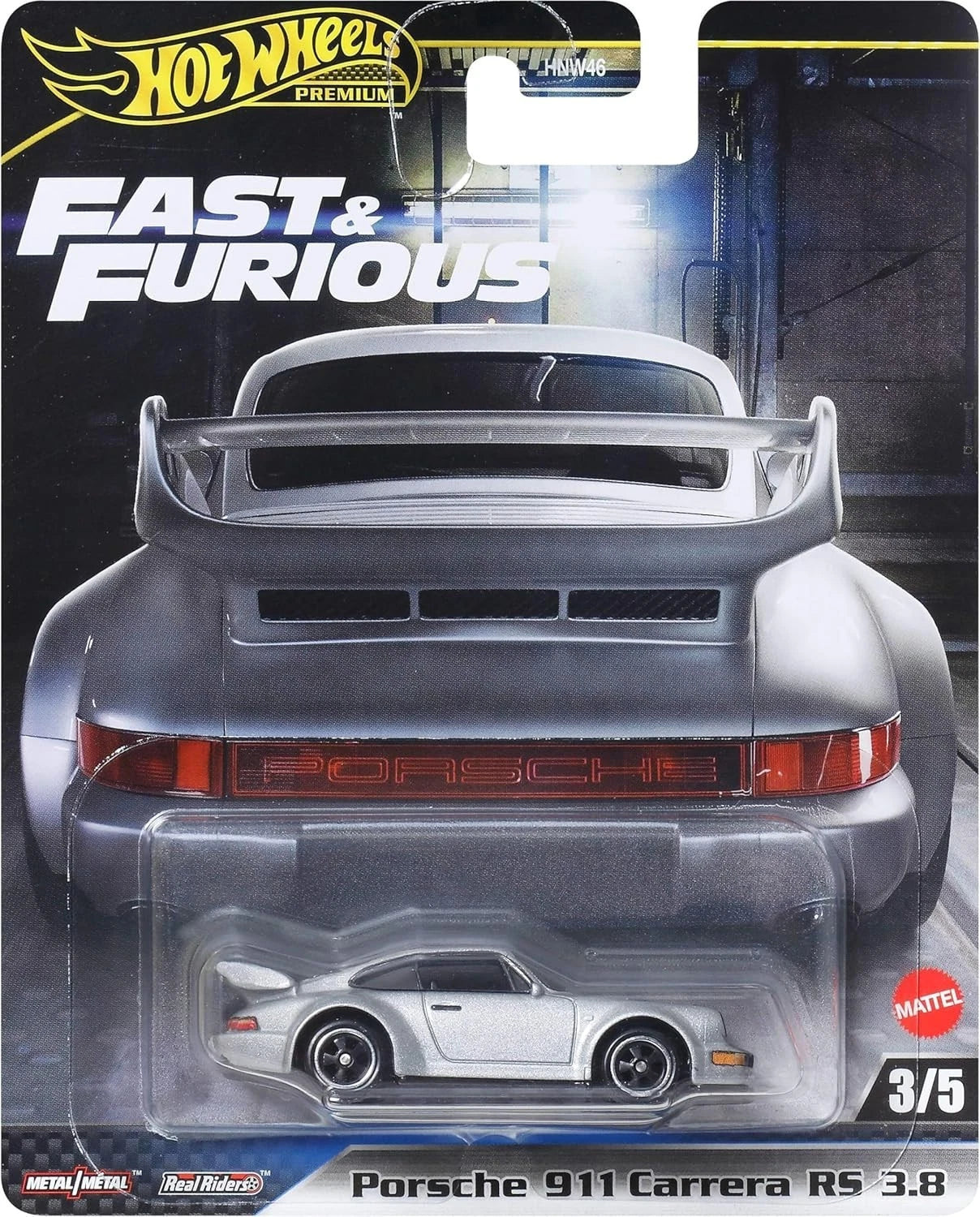 Masinuta Porsche 911 Carrera RS 3.8 - 1/64 Hot Wheels Premium