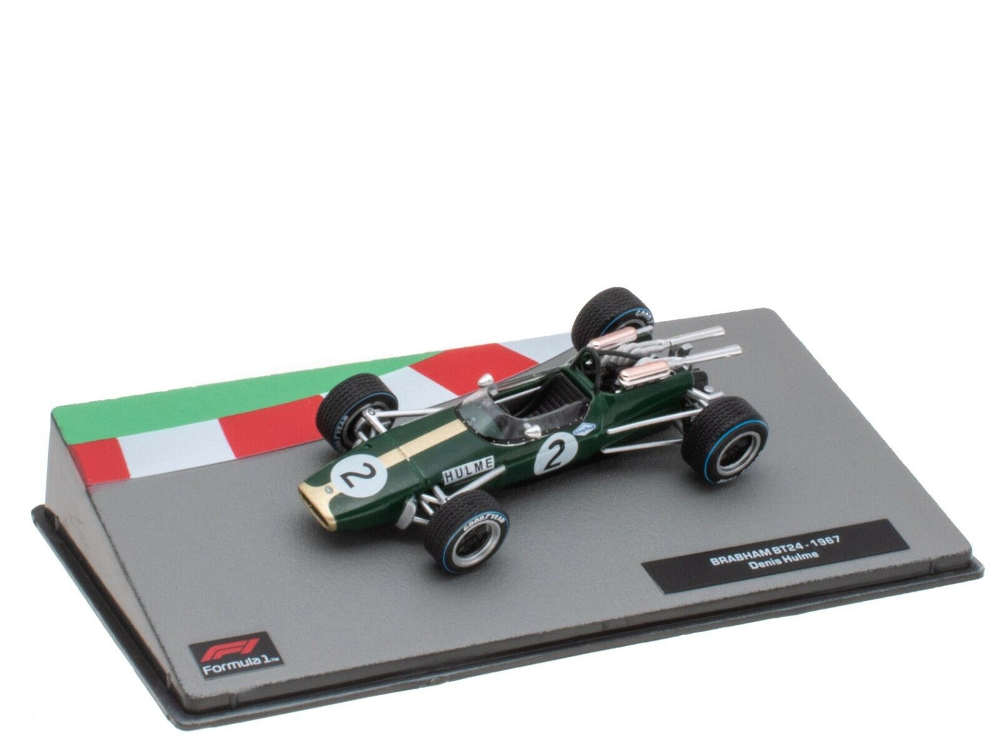 Brabham BT24 1967 Denis Hulme cu vitrina plexiglass - 1/43 Altaya