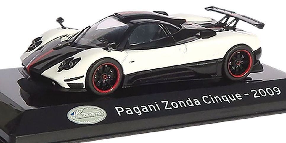 Pagani Zonda Cinque 2009 cu vitrina plexiglass - 1/43 Altaya