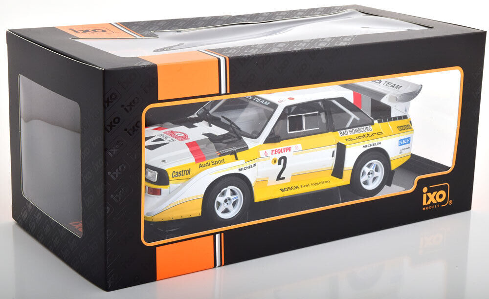 Audi Sport quattro S1 #2 Rallye Monte Carlo 1986 - 1/18 IxoModels