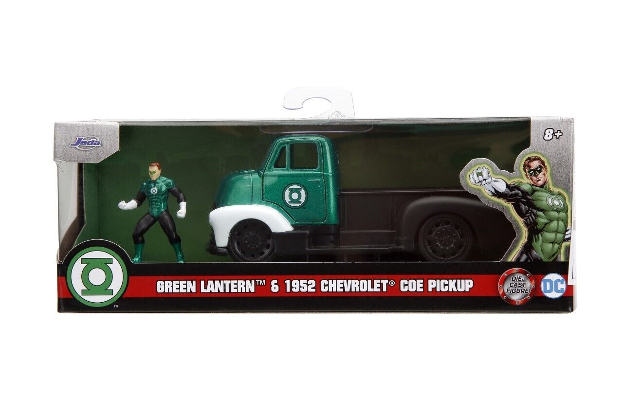 Chevrolet Coe Pickup 1952 si figurina Green Lantern - 1/32 Jada