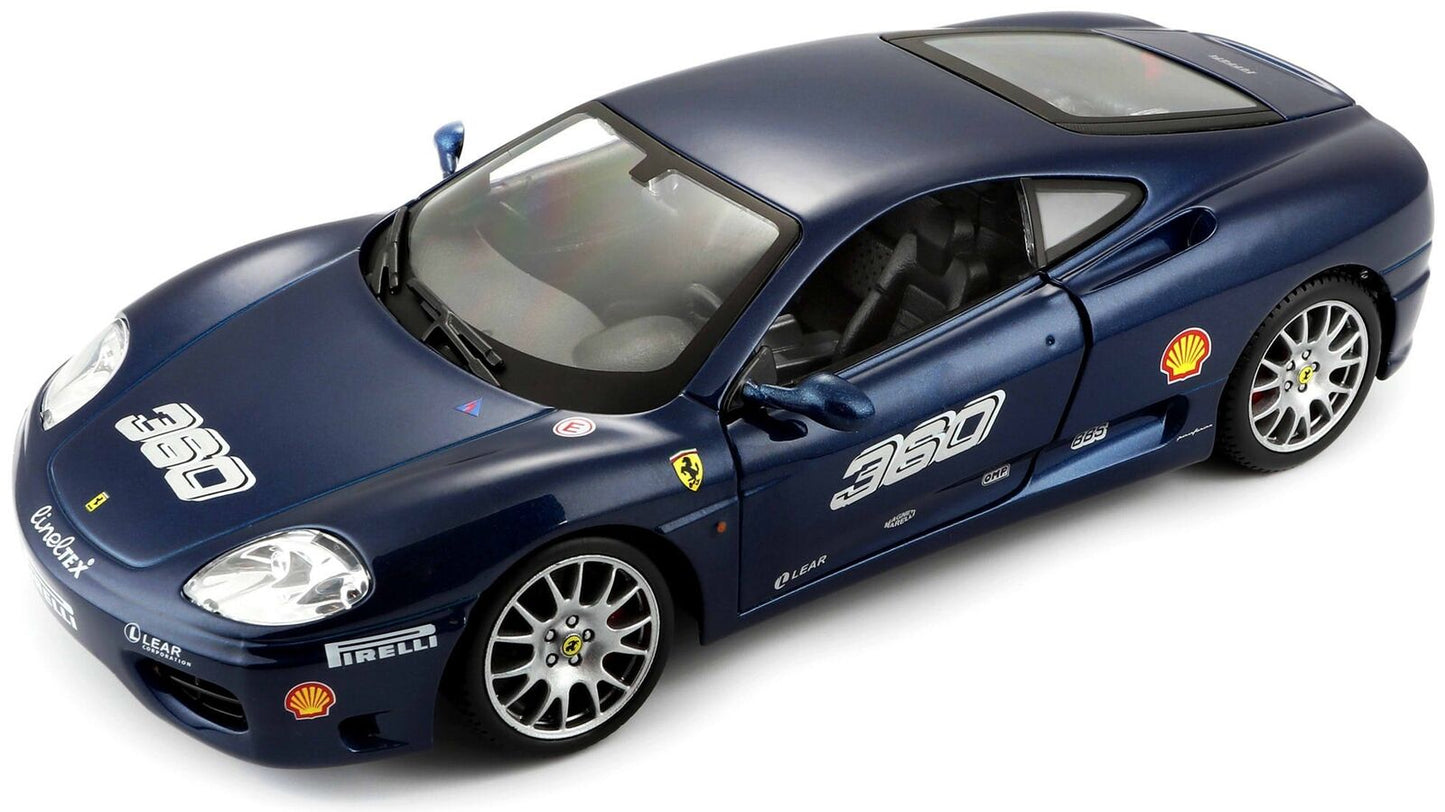 Ferrari 360 Challenge (bleumarin) - 1/24 Bburago