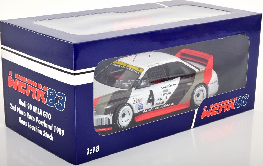 Audi 90 Imsa GTO #4 Stuck Portland 89 - 1/18 Werk83