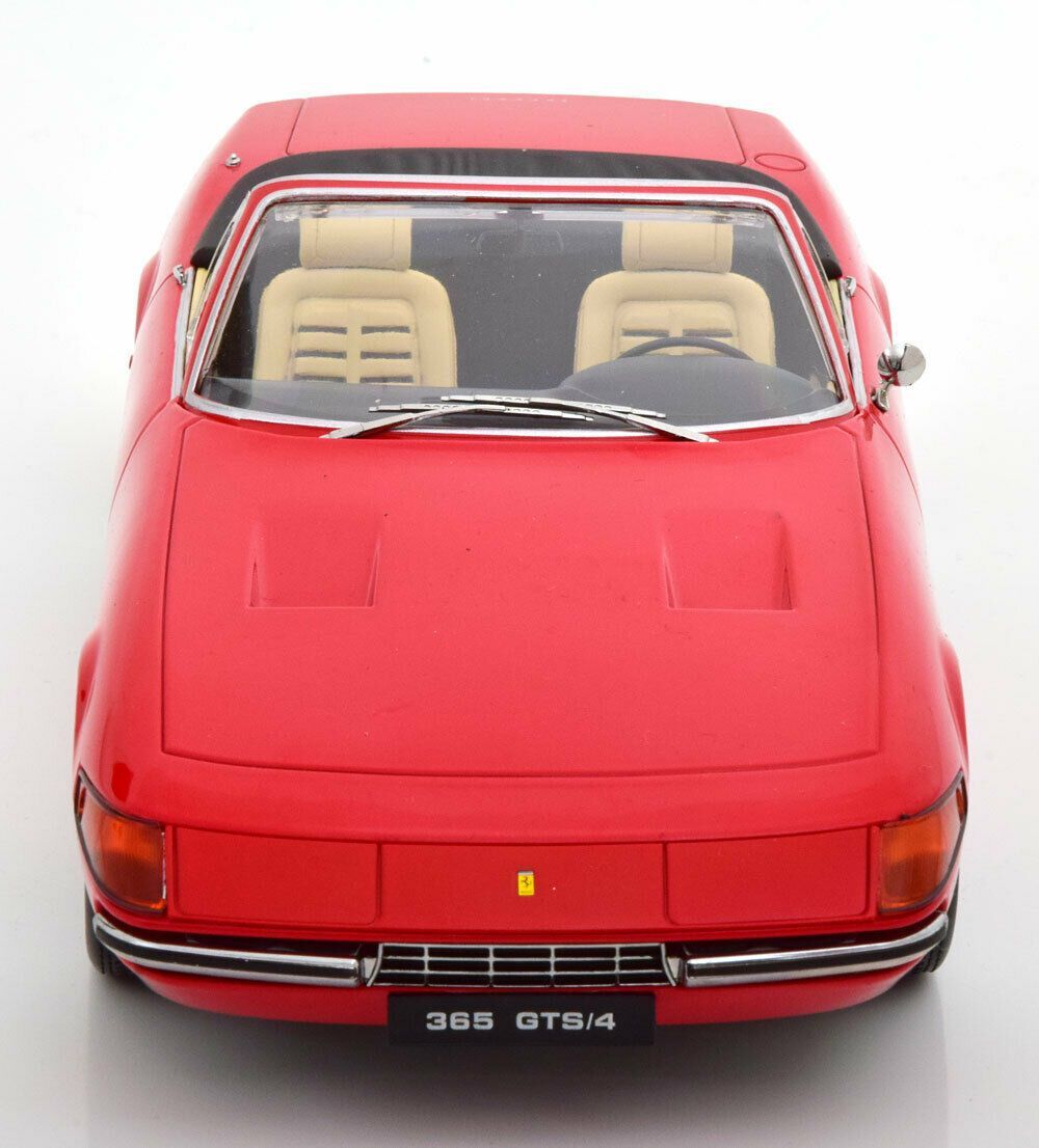 Ferrari 365 GTS/4 1971 rosu cu interior crem - 1/18 KKScale