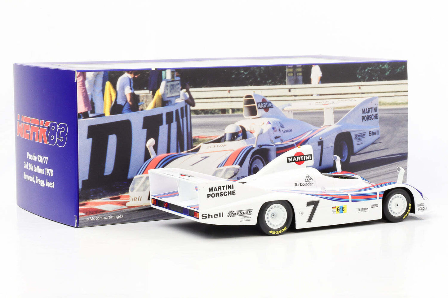 Porsche 936 Martini Racing #7 3rd 24h Le Mans 1978 - 1/18 Werk83