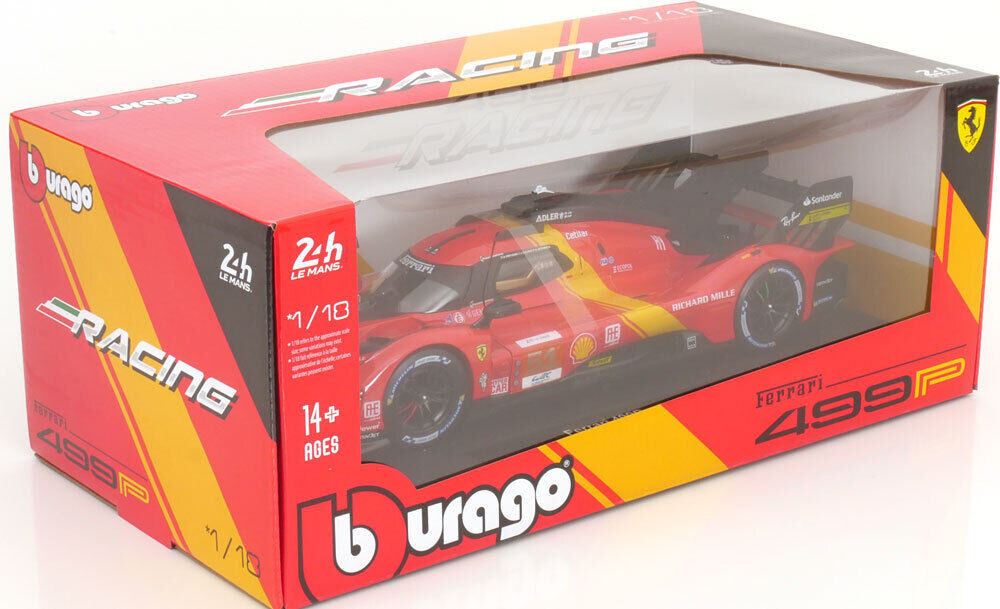 Ferrari 499P #51 Winner 24h Le Mans 2023 - 1/18 Bburago