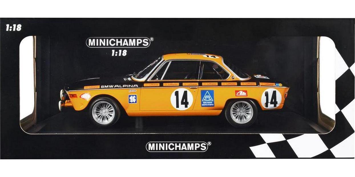 BMW 2800 CS Bmw Alpina Kelleners/Huber Winners 24h Spa 1970 1/564pcs - 1/18 Minichamps