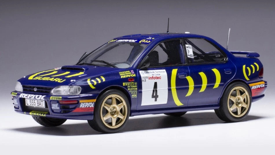 Subaru Impreza #4 C.McRae - D.Ringer Tour de Corse 1995 - 1/24 Ixo Models
