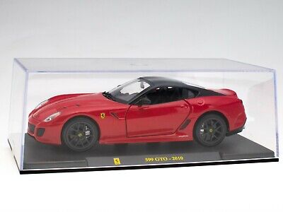 Ferrari 599 GTO 2010 cu vitrina plexiglass - 1/24 Bburago