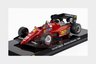 Formula 1 Ferrari 126 C4 - Michele Alboreto 1984 #27 cu vitrina plexiglass - 1/24 Premium Collectibles