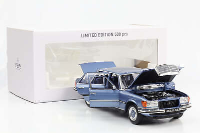 Mercedes-Benz 350 SE 1973 albastru 500pcs - 1/18 Norev