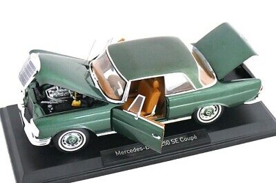Mercedes-Benz 250 SE Coupe 1969 verde 1/1000pcs - 1/18 Norev
