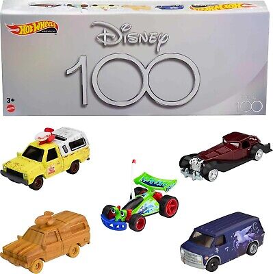 Set 5 masinute Disney 100 - 1/64 Hot Wheels Premium