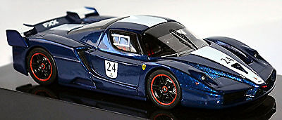Ferrari Fxx bleumarin #24 cu vitrina plexiglass - 1/43 Hot Wheels Elite