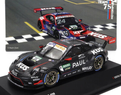 Porsche 911 GT3 R #24 T.Preining Pre Saison Test DTM 2022 cu vitrina - 1/43 Ixo Models