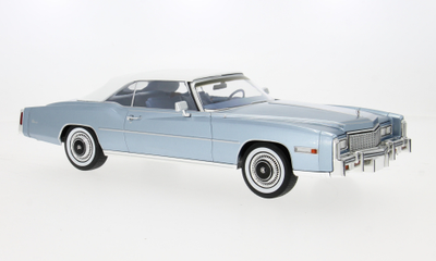 Cadillac Eldorado Convertible light blue 1976 - 1/18 Model Car Group